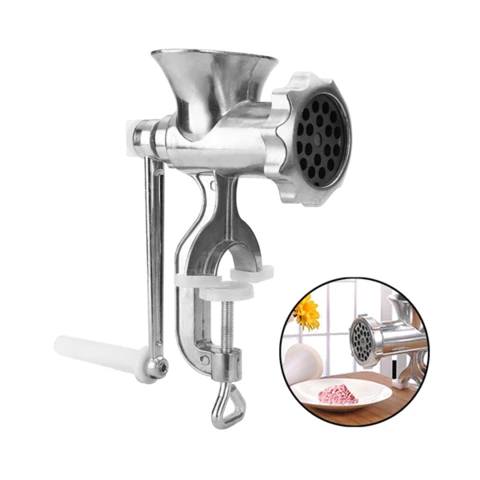 Heavy Duty Hand Operated Kitchen Meat Mincer, Grinder (No.10)