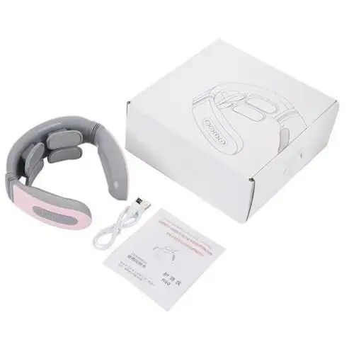 Rechargeable Deep Heat Neck Massager - Pink