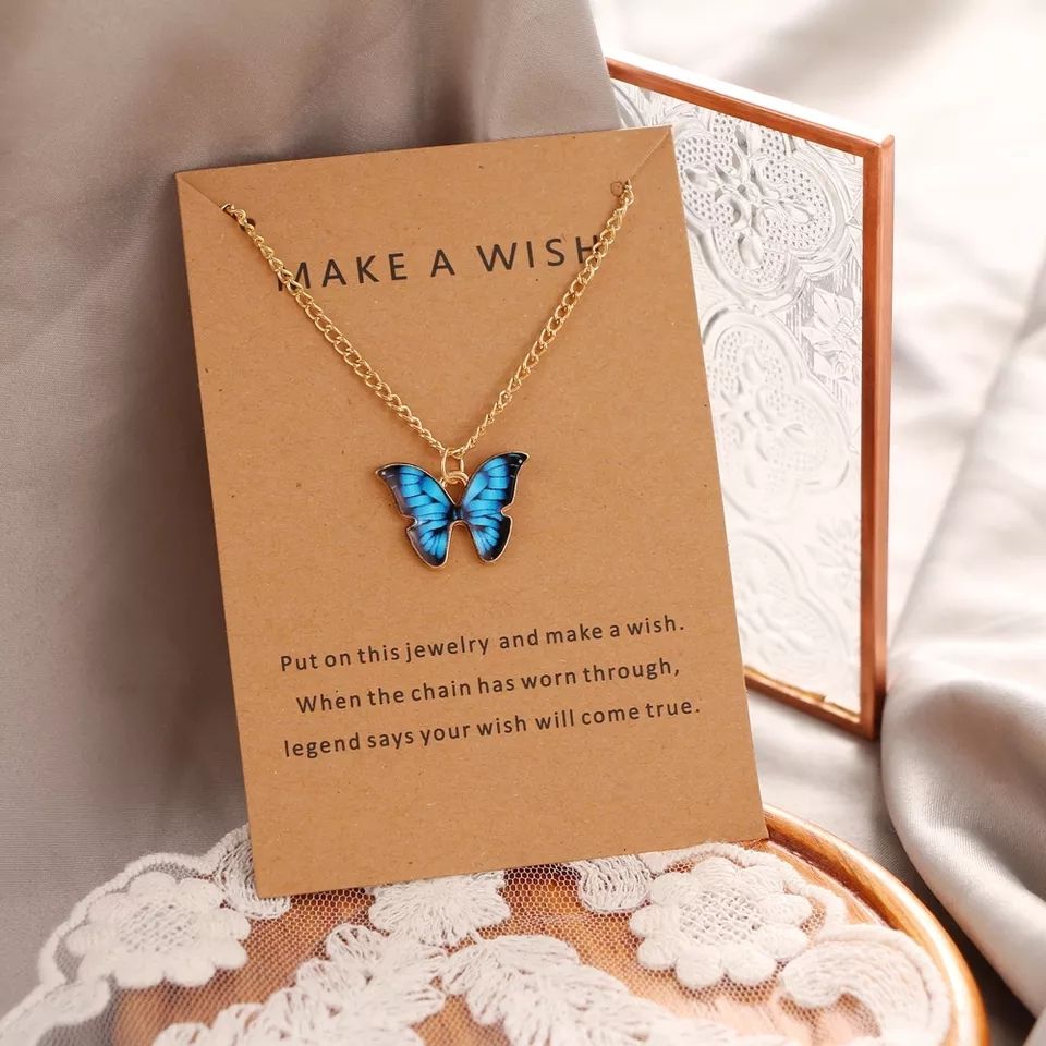 Make A Wish Butterfly Necklace