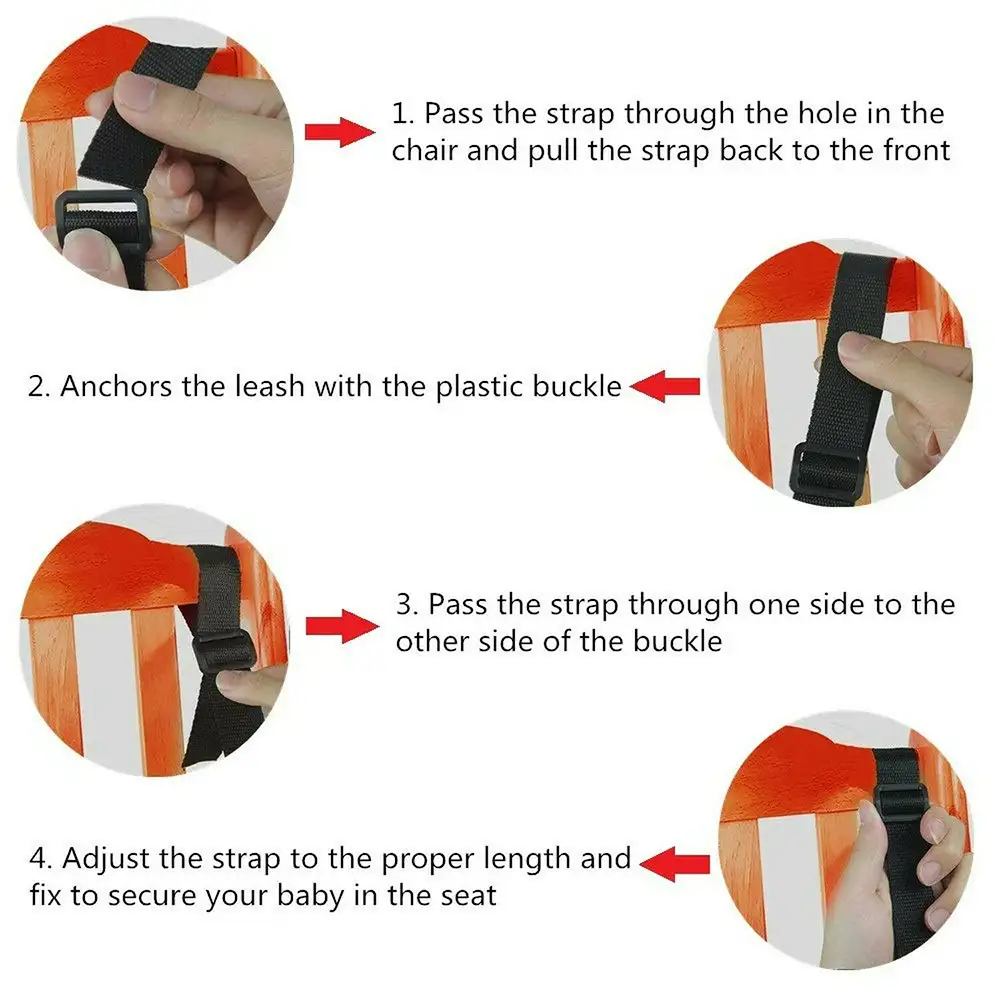 Baby Universal 5 Point Harness Belt Adjustable Strap for Stroller