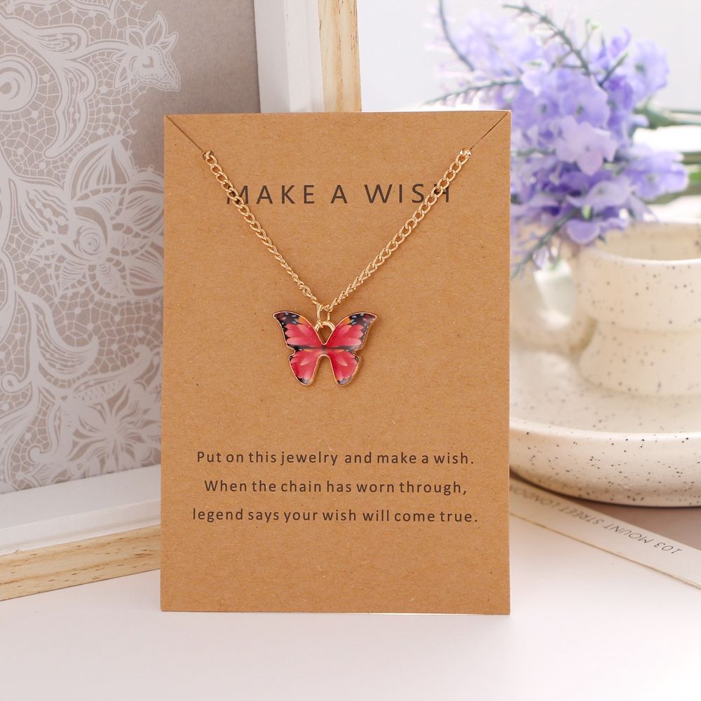 Make A Wish Butterfly Necklace