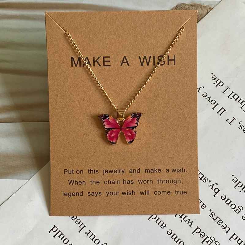 Make A Wish Butterfly Necklace