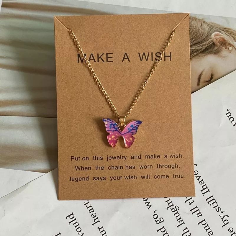 Make A Wish Butterfly Necklace