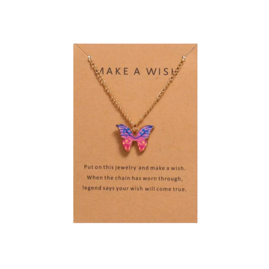 Make A Wish Butterfly Necklace