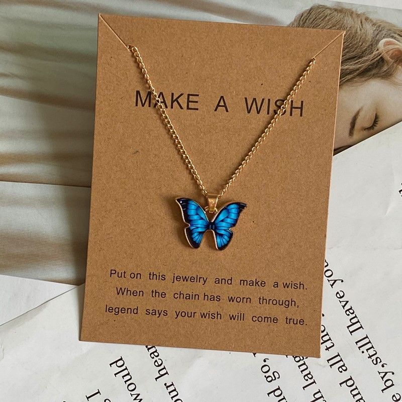 Make A Wish Butterfly Necklace