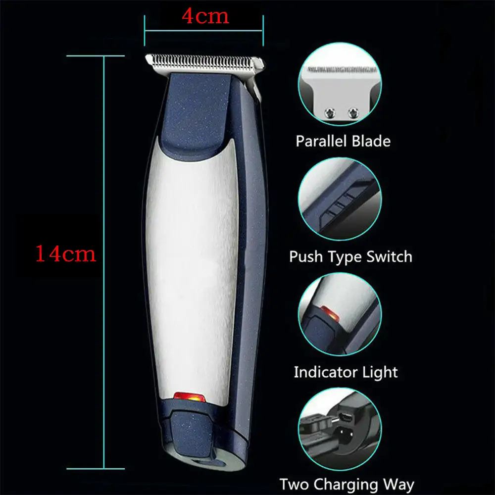 Professional Low Noise Electric Hair Clipper Trimmer