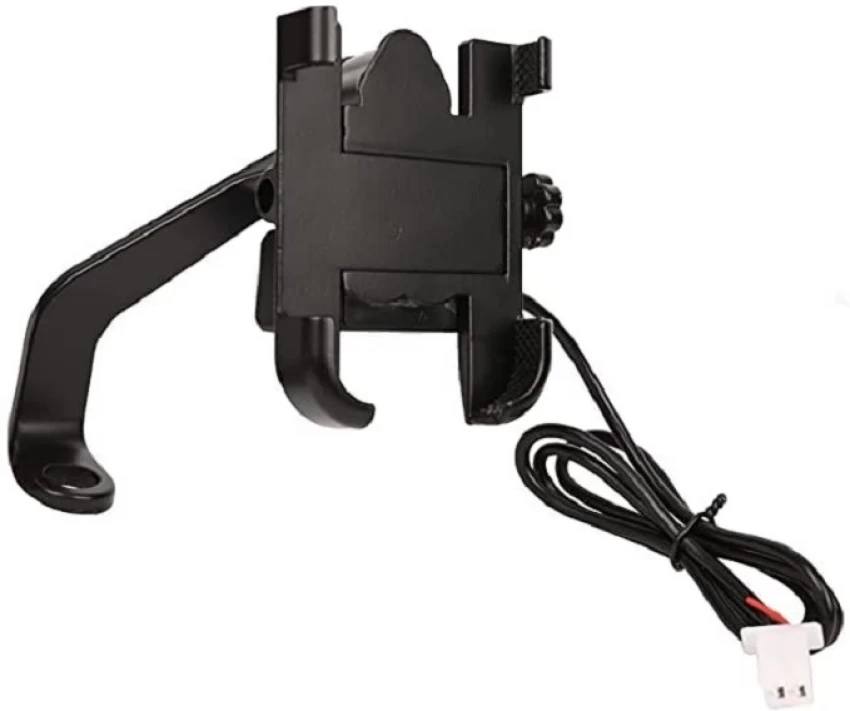 Motorcycle and Bike Phone Holder with USB Port