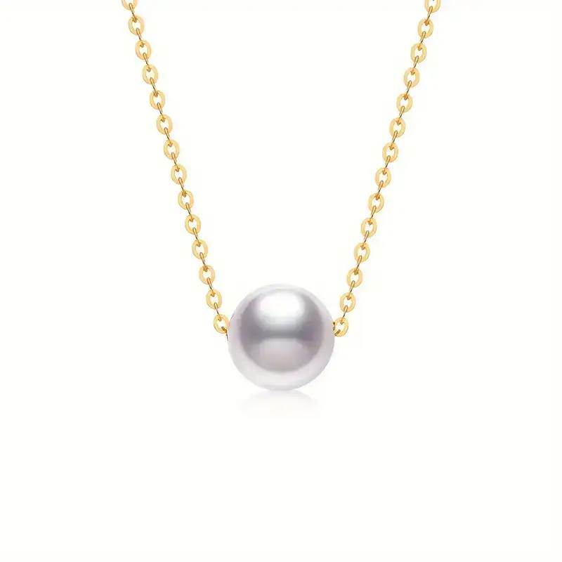 Timeless Faux Pearl Pendant Necklace