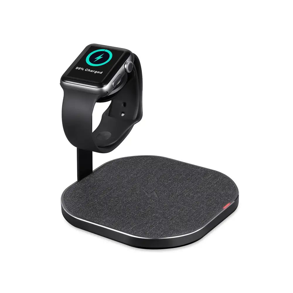 2 in 1 Fast Wireless Charger Stand for Apple