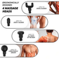 Muscle Relief Massager With 4 Massage Tips
