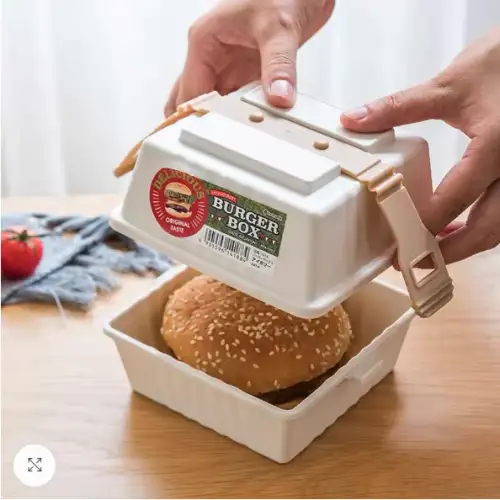 Bento Lunch Box Square Burger Box