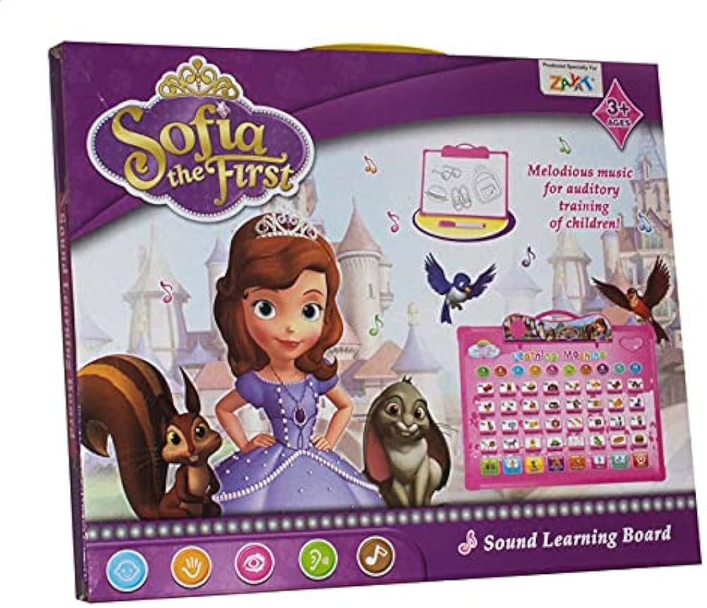Sofia The First Sound Learning and Drawing Board