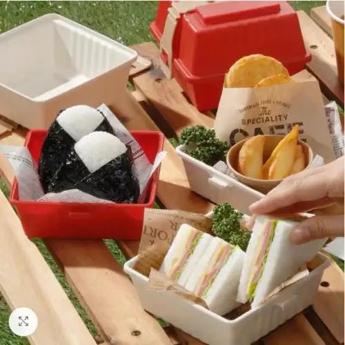Bento Lunch Box Square Burger Box