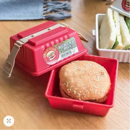Bento Lunch Box Square Burger Box