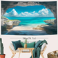 Large 1pc Ocean Beach Seascape Wall Mural Tapestry