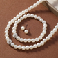 Elegant Faux Pearl Jewelry Set