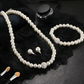 Elegant Faux Pearl Jewelry Set