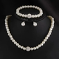 Elegant Faux Pearl Jewelry Set