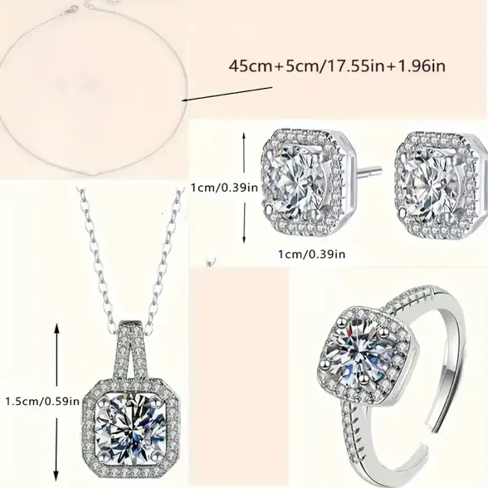 Elegant 4 Piece Jewelry Set