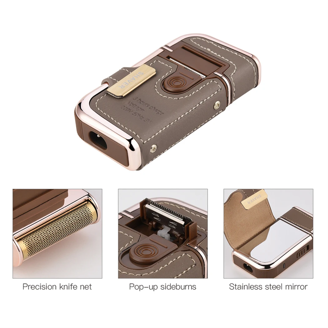 Rechargeable 2-in-1 Cordless Men's Electric Shaver