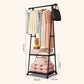 Triangular Clothing Rail and Shoe Rack