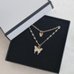 Butterfly Stainless Steel Necklace