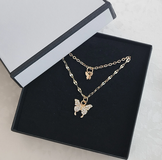 Butterfly Stainless Steel Necklace