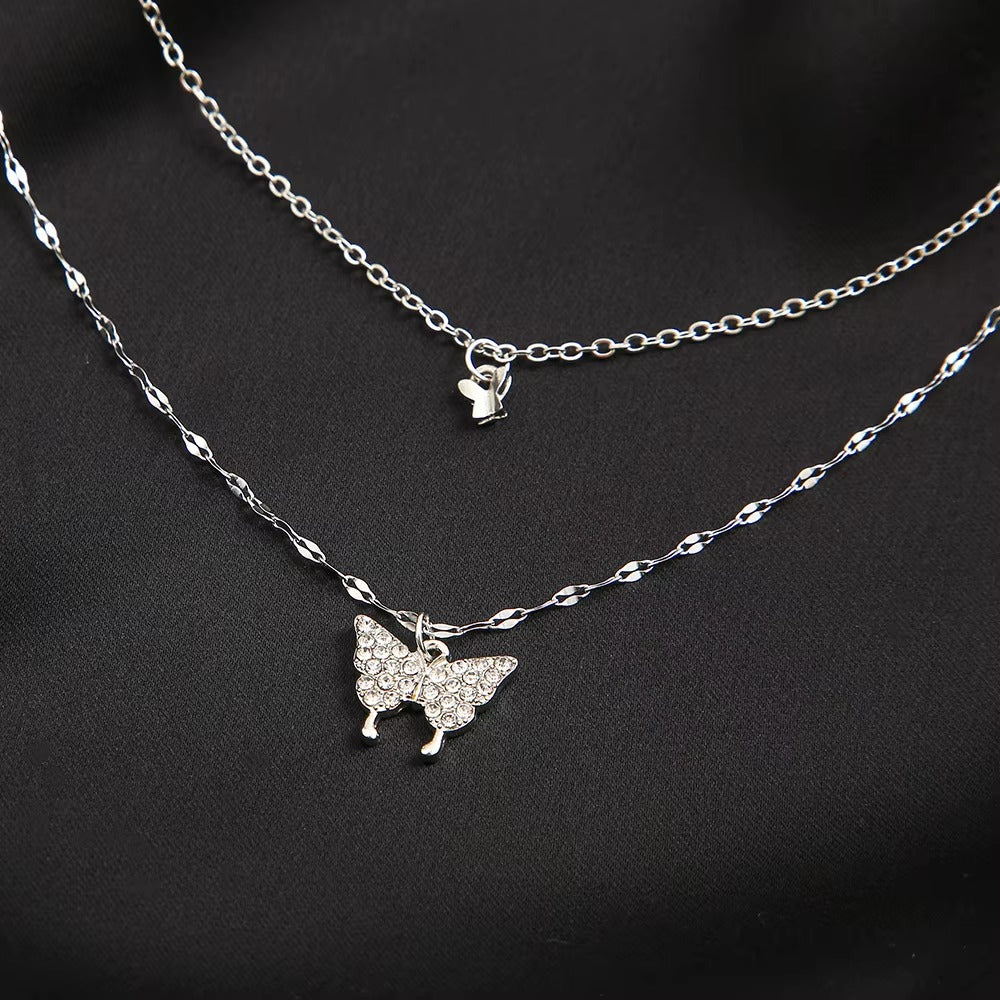 Butterfly Stainless Steel Necklace