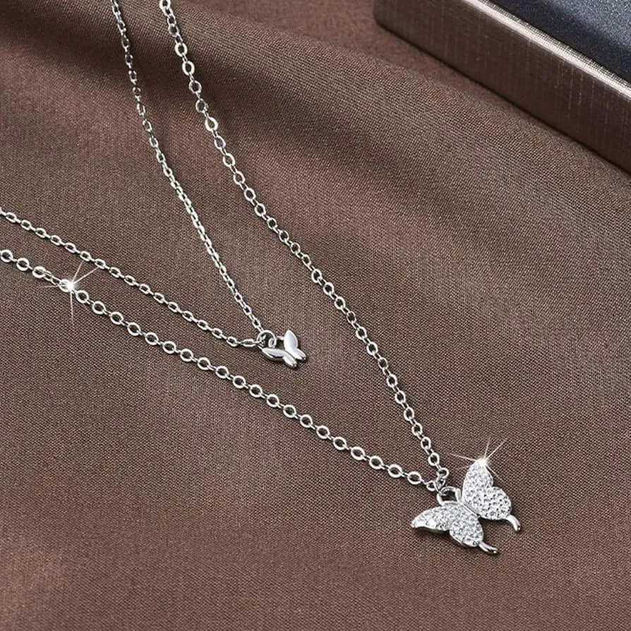 Butterfly Stainless Steel Necklace