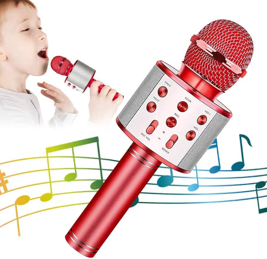 Wireless Bluetooth Portable Karaoke Microphone Hifi Speaker