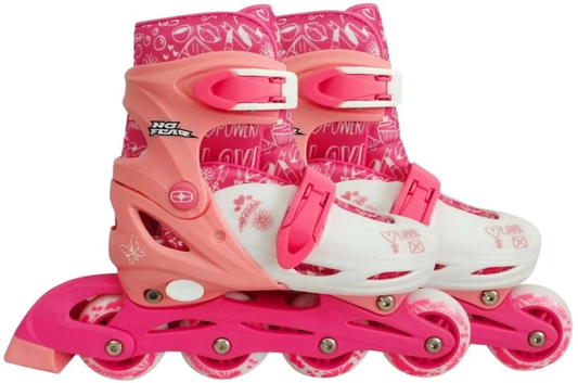 No Fear Girls Training In-Line Skates (Size SA 5 - 7)