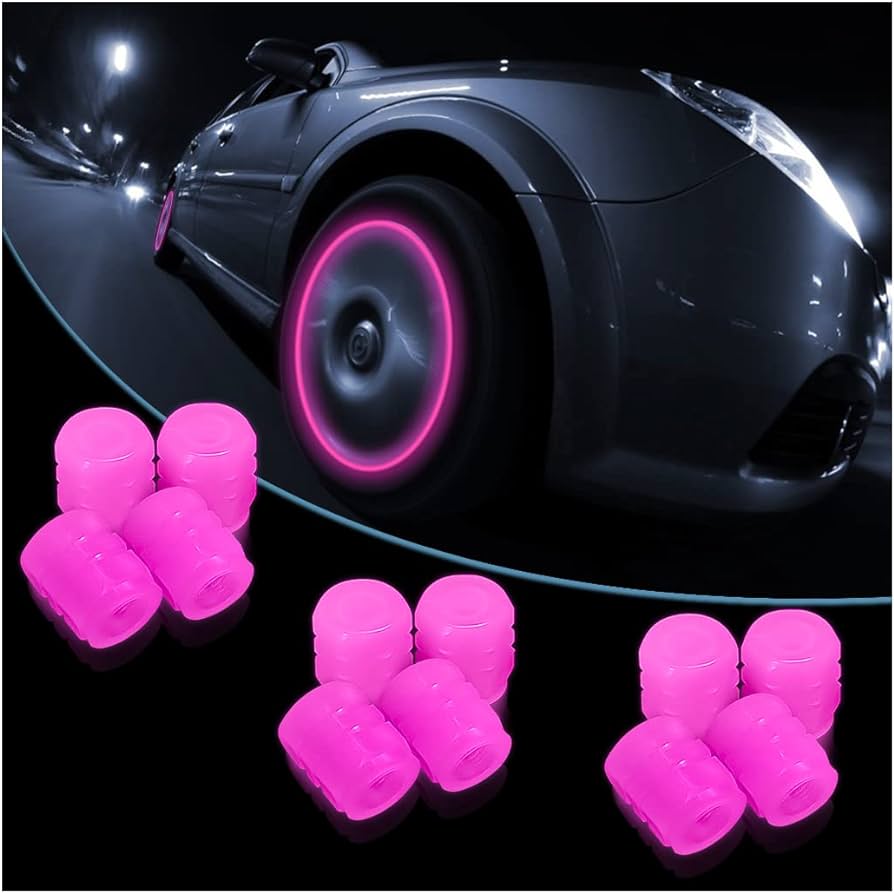 Luminous Glow-in-the-Dark Tyre Valve Cap