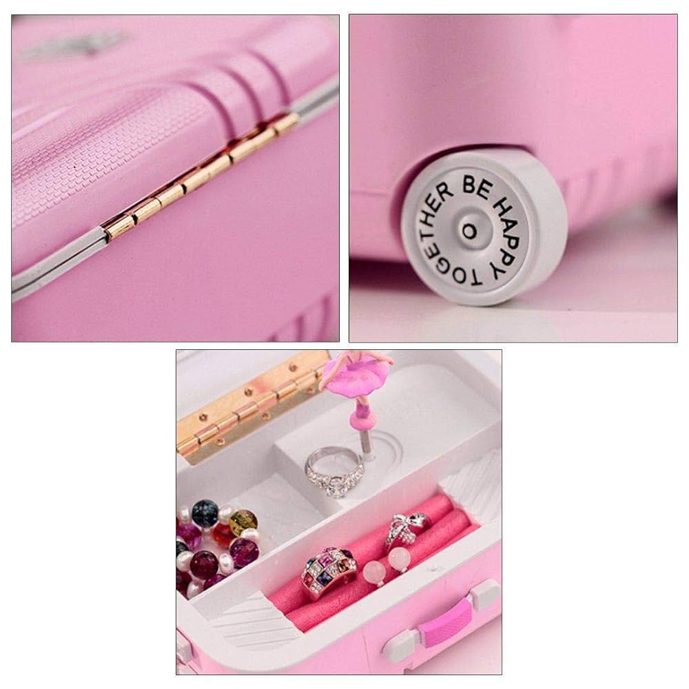Girls Music Jewelry Box with Mirror