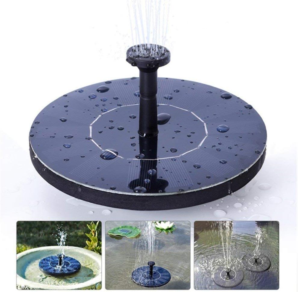 Solar Powered Bird Bath Water Fountain Pump 1.4W