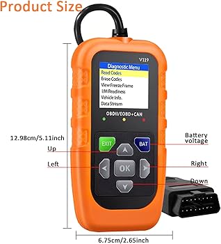 OBD II Car Fault Detector Code Reader OBD2 Scanner Diagnostic Tool V119