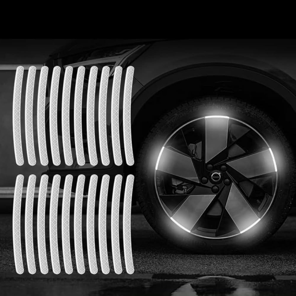 20pcs Car Wheel Reflective Sticker