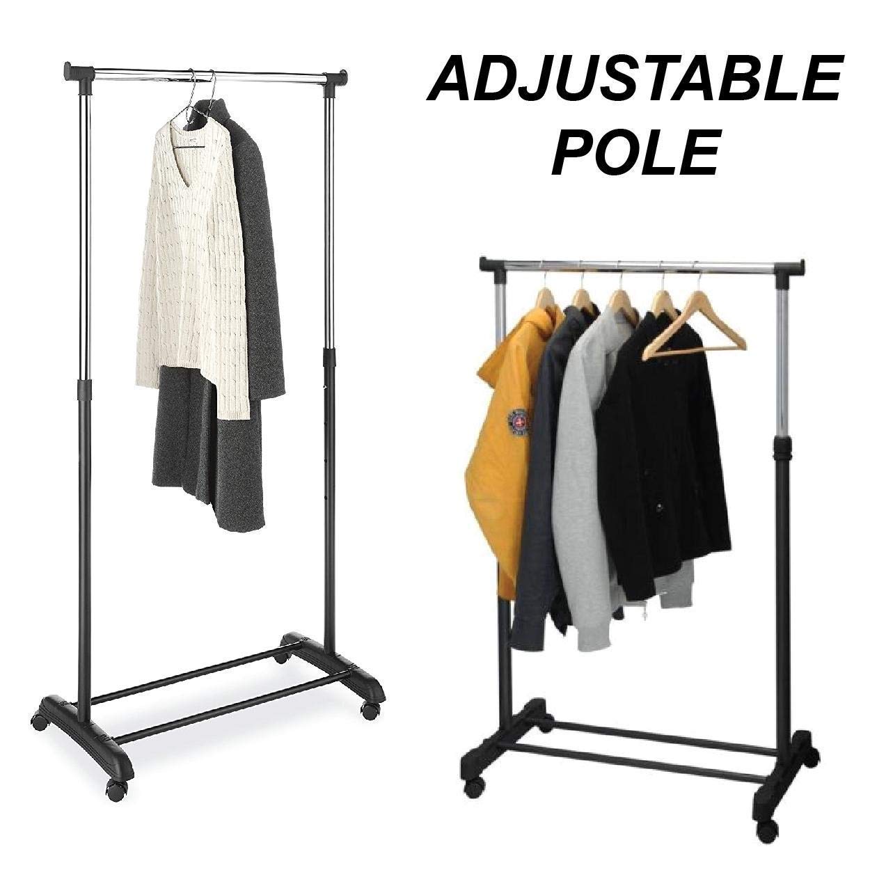 Clotheshorse Modern Single Pole Clothes Rack