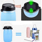 Travel and Camping Lantern Bottle with LED Lighting and Solar Charging
