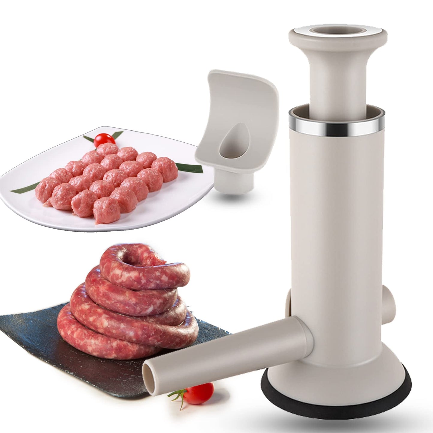 2-in-1 Sausage Stuffer & Meatball Maker