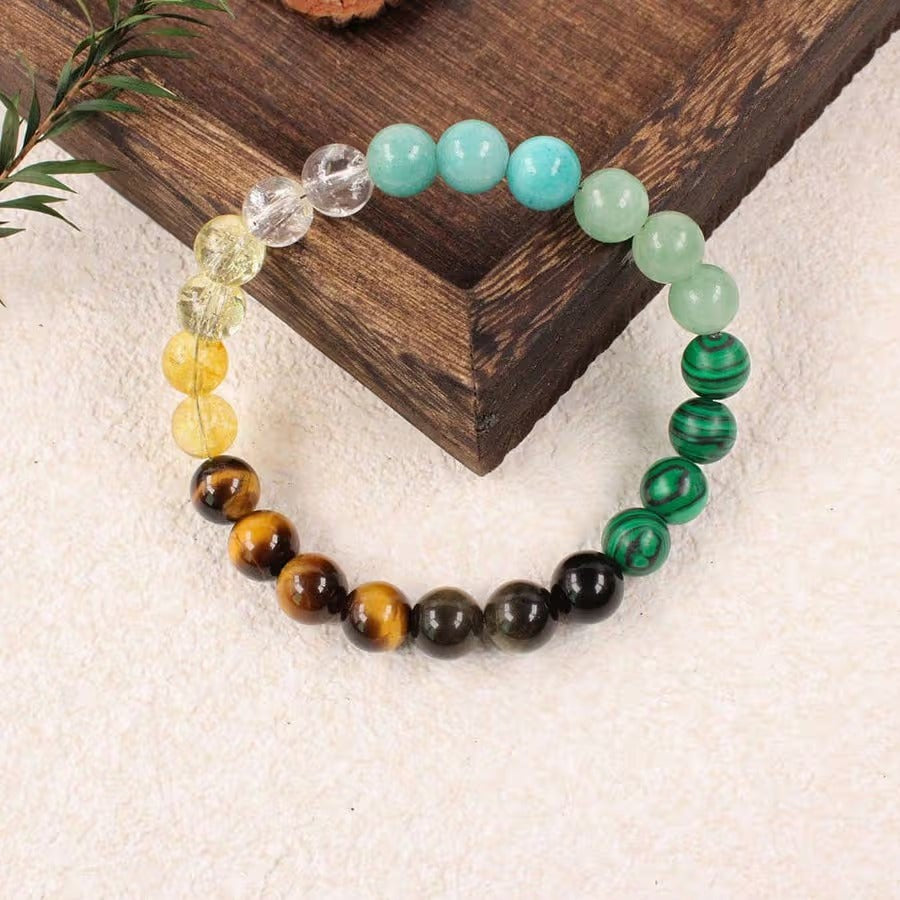 Citrine, Tiger's Eye Natural Stone Bracelet