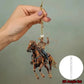 2D Flat Car Hanging Decorations Cute Riding Cowboy
