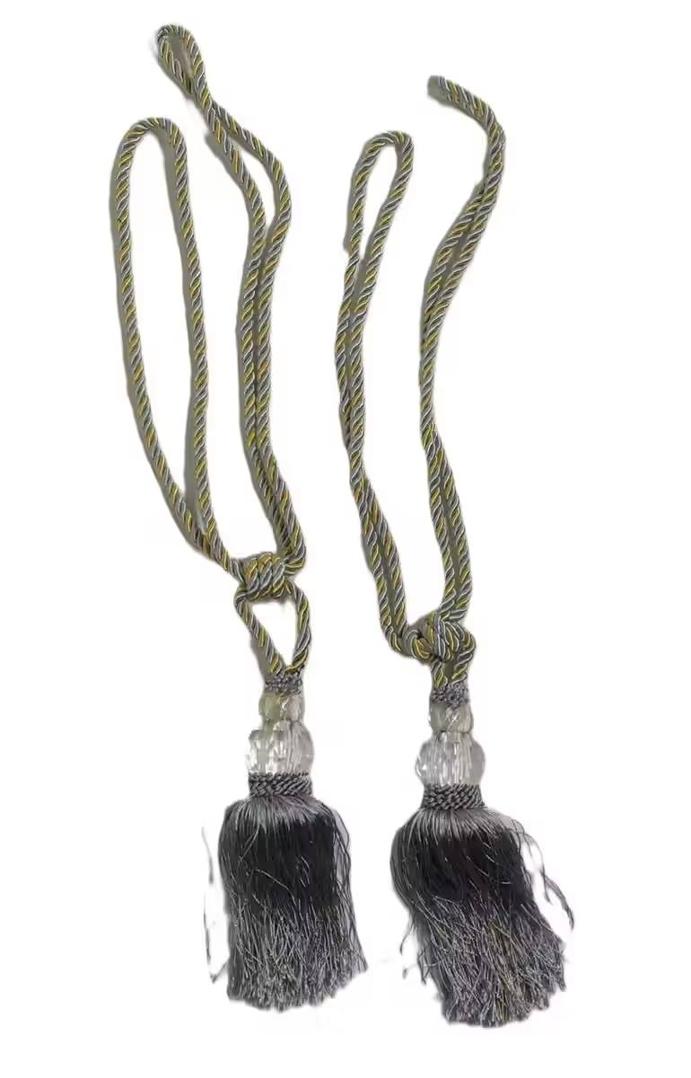 2 x Elegant Curtain & Drapery Tassel Tiebacks