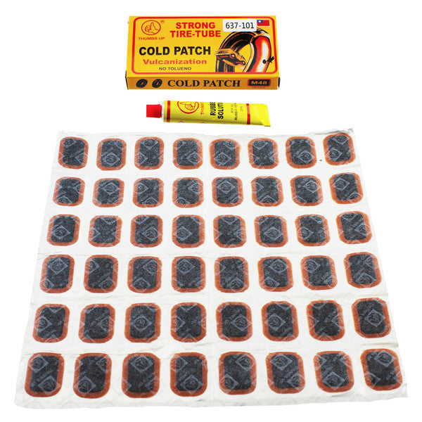 Bicycle Tube Repair Tool Cold Patch Kit - 24 Piece