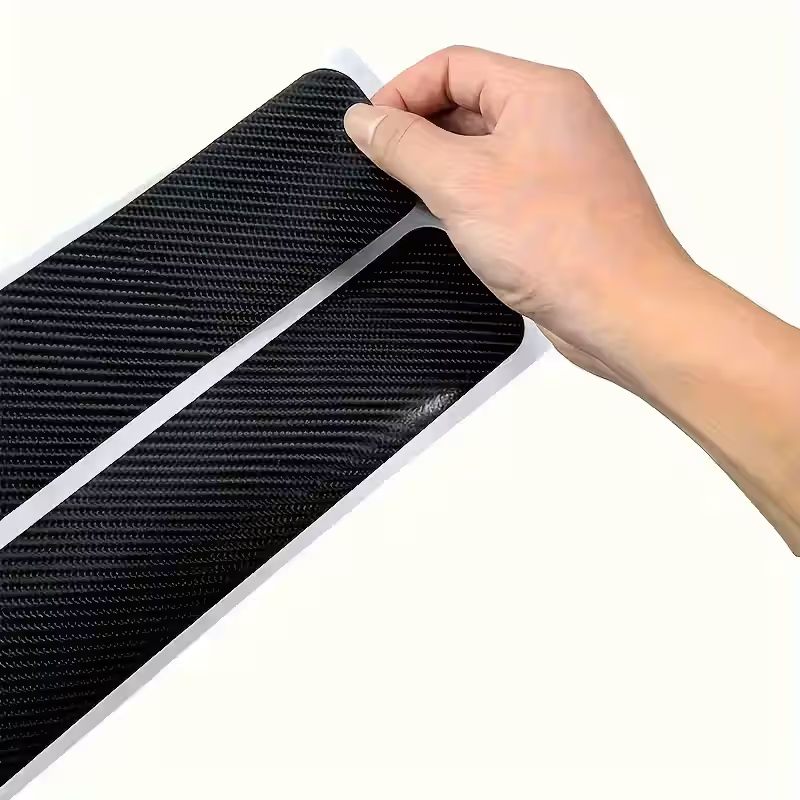 5 Piece Carbon Fiber Car Door Sill Protector Stickers