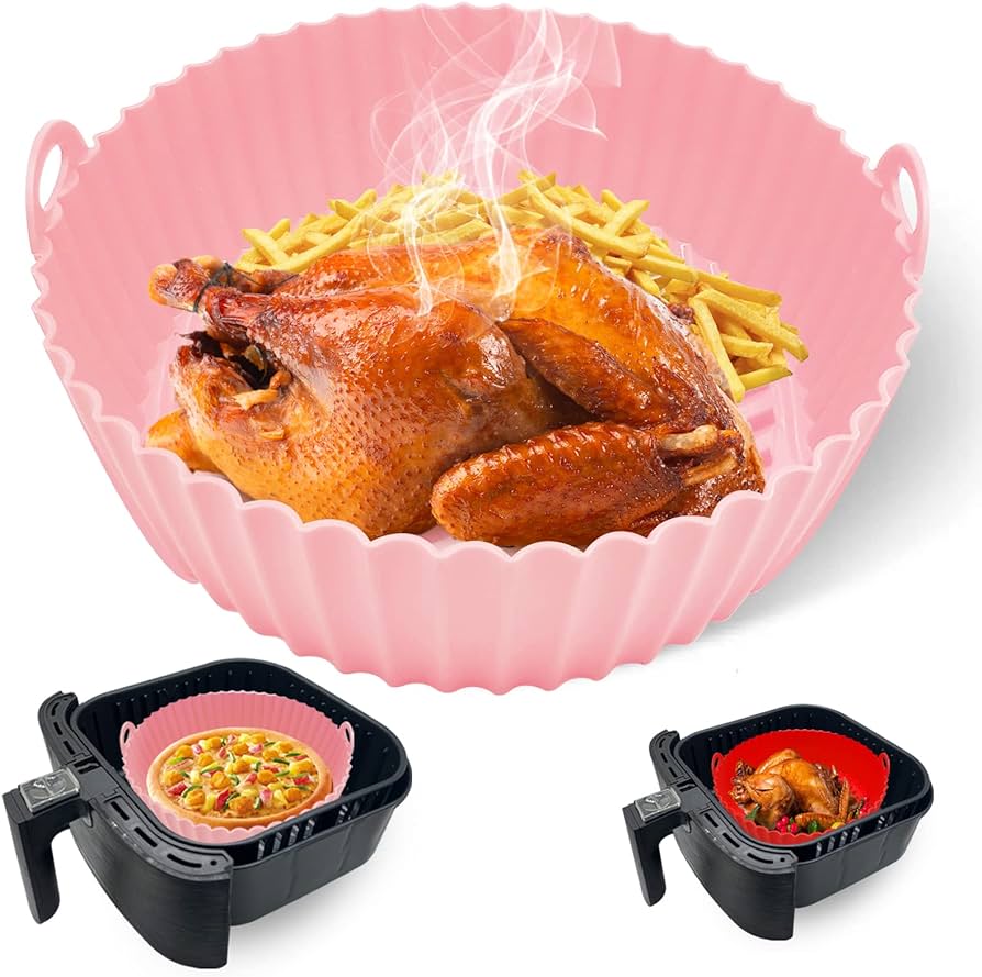 Non-Stick Reusable Silicone Air Fryer Liner Mat