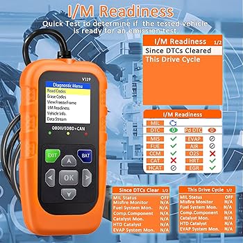 OBD II Car Fault Detector Code Reader OBD2 Scanner Diagnostic Tool V119