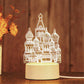 Creative 3D Castle Night Light