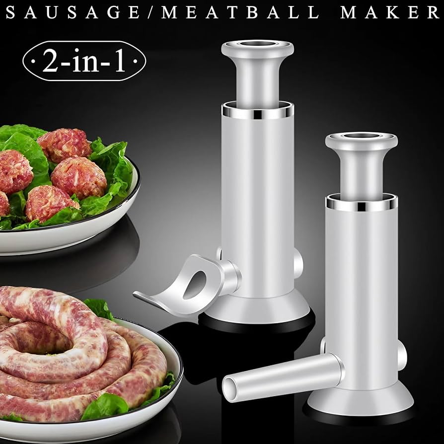 2-in-1 Sausage Stuffer & Meatball Maker