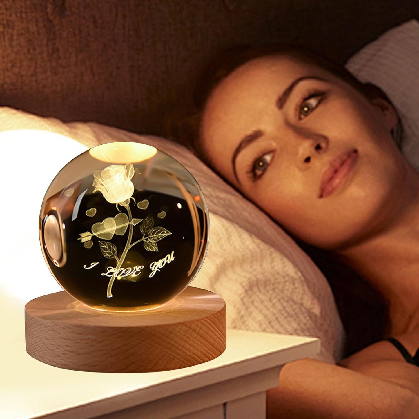 Crystal Ball LED Luminous Night Light