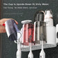 Automatic Toothpaste Dispenser and Toothbrush Holder with 3 Cups